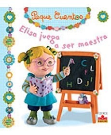 Elisa juega a ser maestra