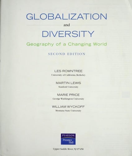 Globalization and diversity : geography of a changing world