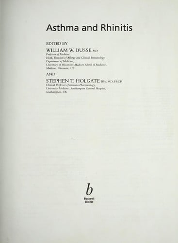 Asthma and rhinitis