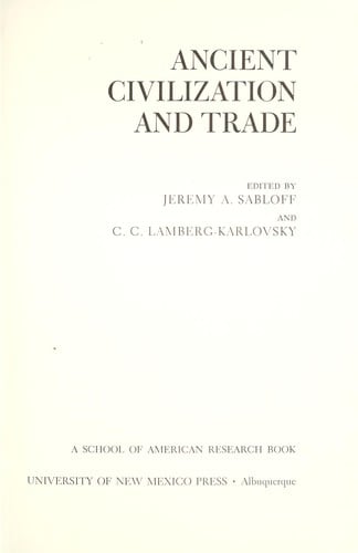 Ancient civilization and trade