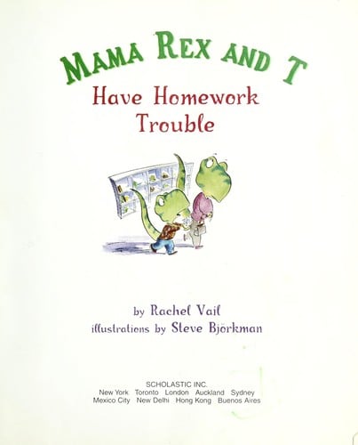 Mama Rex and T have homework trouble