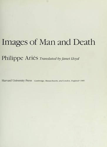 Images of man and death