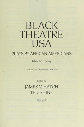 Black theatre USA