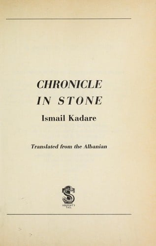 Chronicle in stone