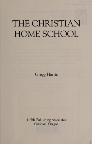 The Christian home school