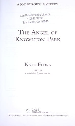 The angel of Knowlton Park