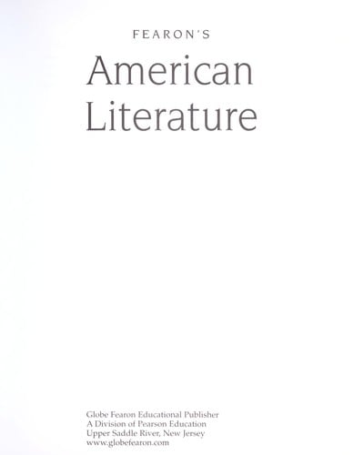 Fearon's American literature