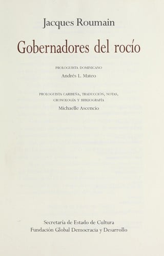 Gobernadores del roci o