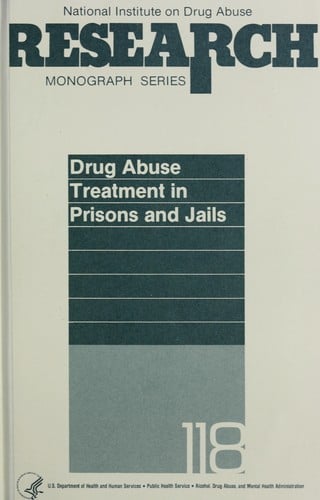 Drug abuse treatment in prisons and jails