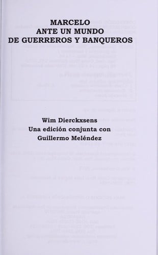 Marcelo ante un mundo de guerreros y banqueros