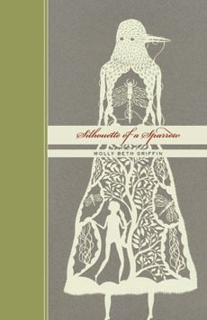 Silhouette of a sparrow