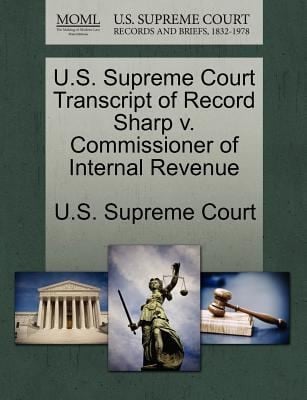 Us Supreme Court Transcript Of Record Sharp