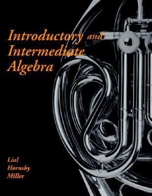 Introductory And Intermediate Algebra