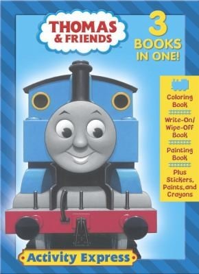 Thomas  Friends Activity Express With StickersWith CrayonsWith Paint BrushWith PaintWith WriteOnWipeOff Book  Painting Book
            
                Thomas  Friends Paperback