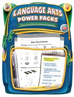 Language Arts Power Packs Grade 4