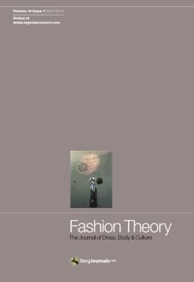 Fashion Theory Issue 4 The Journal Of Dress Body And Culture
