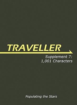 Traveller Supplement 1001 Characters