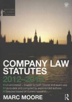 Company Law Statutes 20122013