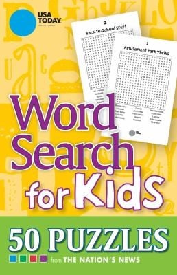 Usa Today Word Search For Kids 50 Puzzles