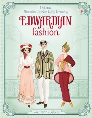 Historical Sticker Dolly Dressing Edwardian Fashion