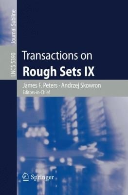 Transactions On Rough Sets Ix