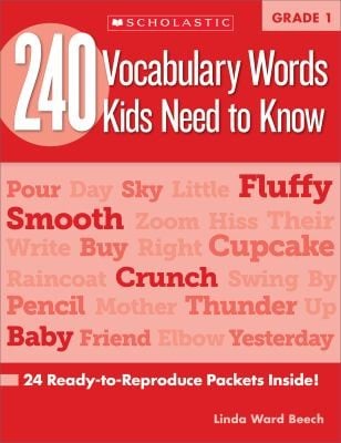240 Vocabulary Words Kids Need To Know 24 Readytoreproduce Packets That Make Vocabulary Building Fun Effective