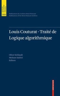 Louis Couturattrait De Logique Algorithmique