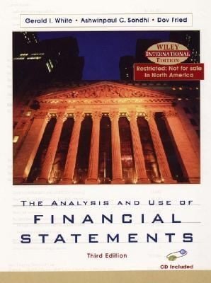 The Analysis And Use Of Financial Statements