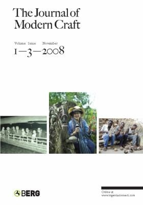 The Journal of Modern Craft Volume 1 Issue 3