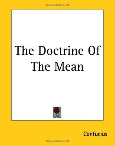 The Doctrine Of The Mean
