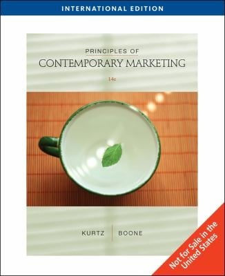 Principles Of Contemporary Marketing