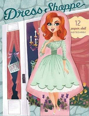 Dress Shoppe 12 Paper Doll Notecards