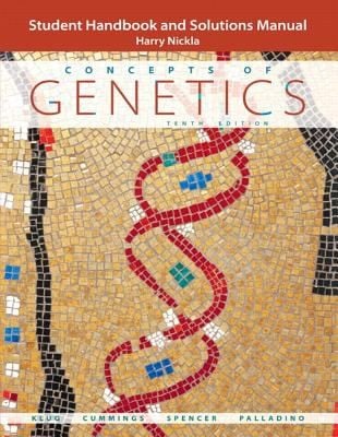 Concepts Of Genetics Tenth Edition