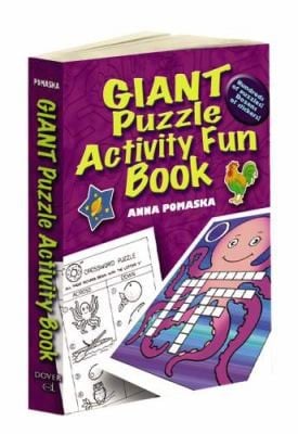 Giant Puzzle Activity Fun Book With Stickers