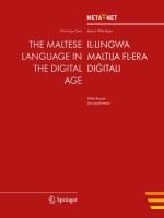 The Maltese Language In The Digital Age Il Lingwa Maltija Flera Diitali