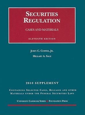 Securities Regulation 2010 Case Supplement
