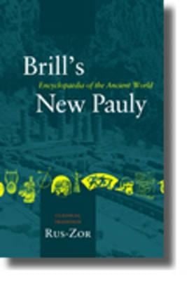 Brills New Pauly Encyclopaedia Of The Ancient World