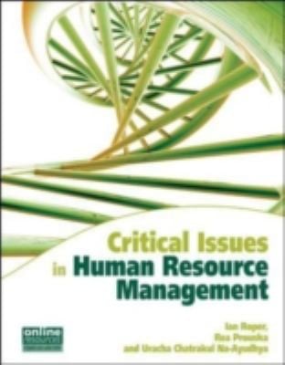 Critical Issues In Human Resource Management