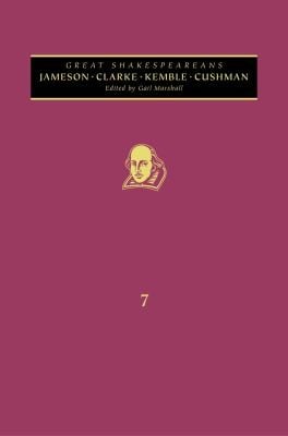 Jameson Cowden Clarke Kemble Cushman
            
                Great Shakespeareans