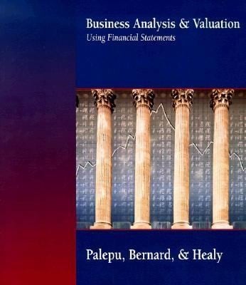Busniess Analysis and Valuation Using Financial Statements