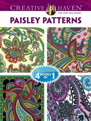 Creative Haven Paisley Patterns Coloring Book