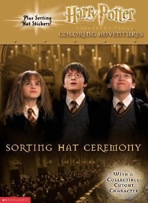Harry Potter Sorting Hat Ceremony ColoringActivity Book With Sticker Sheet
