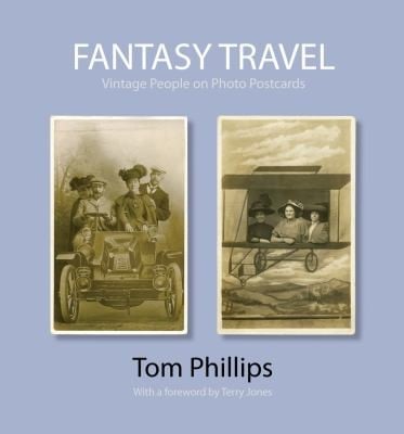 Fantasy Travel Vintage People On Photo Postcards