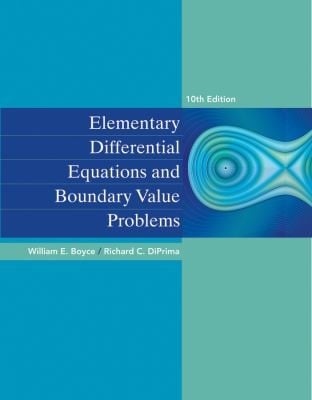 Elementary Differential Equations And Boundary Value Problems