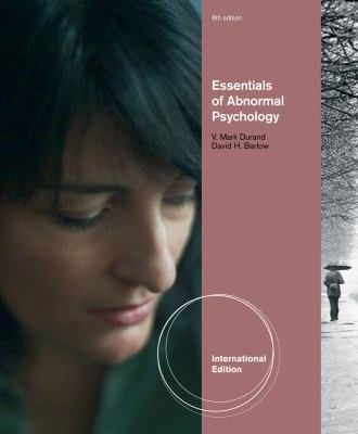 Essentials of Abnormal Psychology David Barlow V Durand