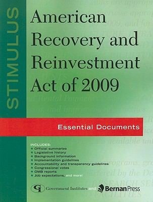 Stimulus American Recovery and Reinvestment Act of 2009
            
                Stimulus American Recovery and Reinvestment Act of 2009