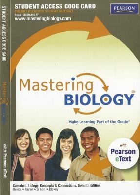 Masteringbiology with Pearson Etext  Standalone Access Card  For Campbell Biology