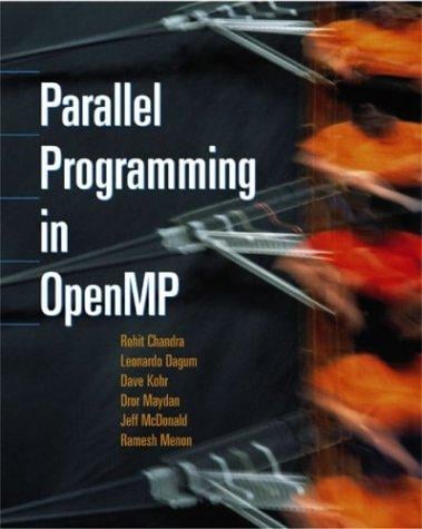 Parallel programming in OpenMP