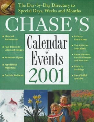 Chases Calendar of Events 2001 WO CDROM
            
                Chases Calendar of Events