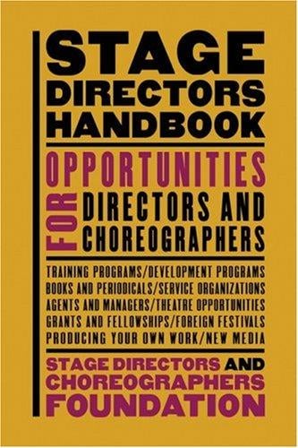 Stage directors handbook